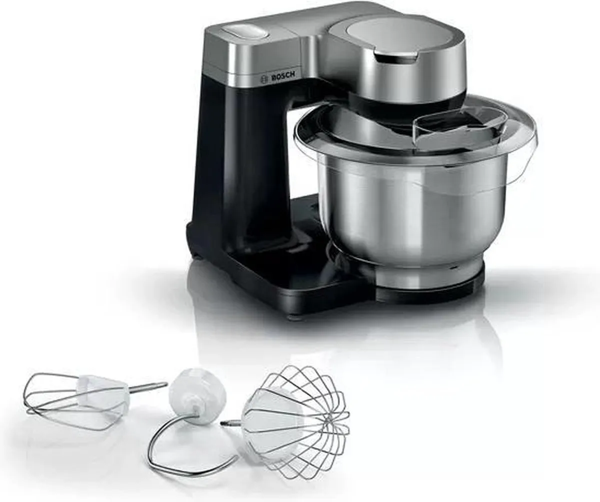 Bosch MUM Serie 2 MUMS2VM00 Keukenmachine 900W - Zwart/RVS