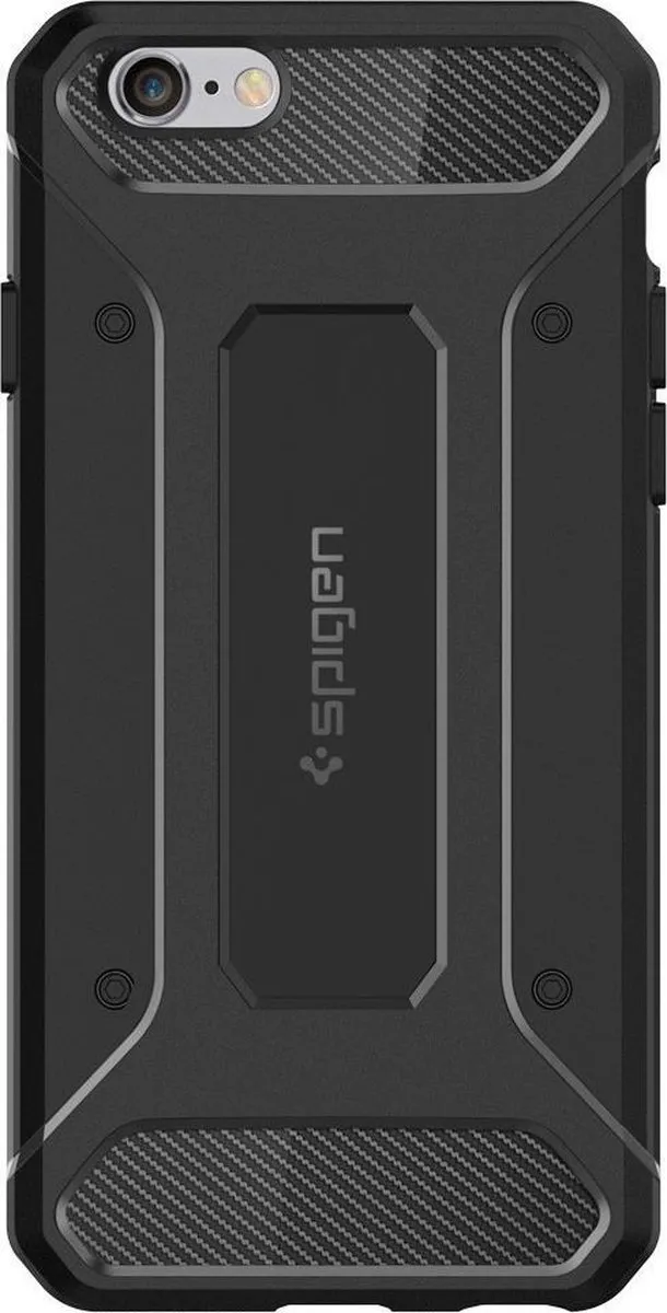 Spigen Capsule Ultra Rugged iPhone 6/6s Plus Hoesje SGP11643 - Zwart - afbeelding 6 van 6