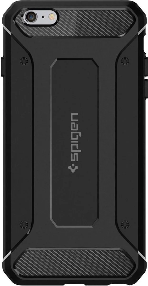 Spigen Capsule Ultra Rugged iPhone 6/6s Plus Hoesje SGP11643 - Zwart - afbeelding 2 van 6