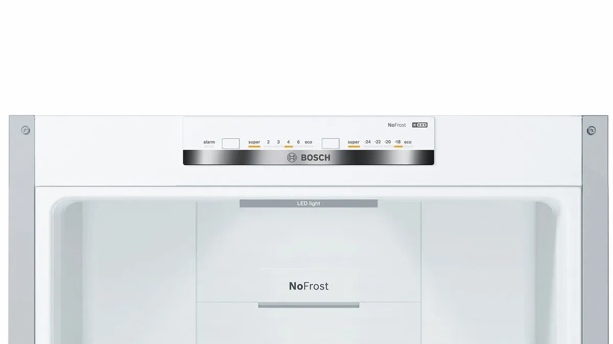 Bosch KGN36VLED Koel-Vriescombinatie 326L - RVS - NoFrost
