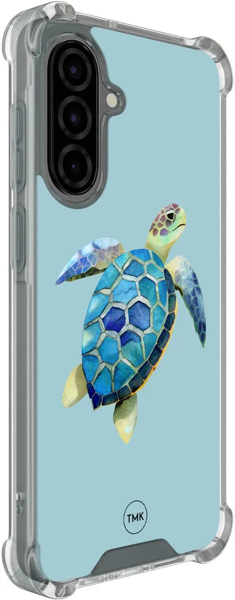 Casevibes Shockproof Hoesje Samsung Galaxy A36 - Schildpad - Blauw - S/A36/S/013