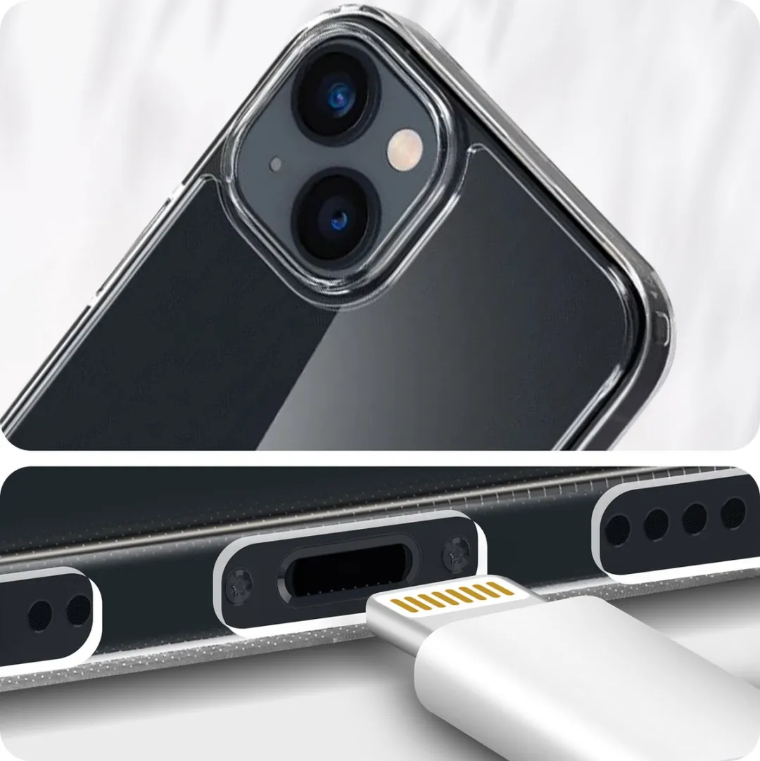 Spigen Air Skin Hybrid ACS04886 Hoesje - iPhone 14 Plus - Transparant - afbeelding 3 van 6