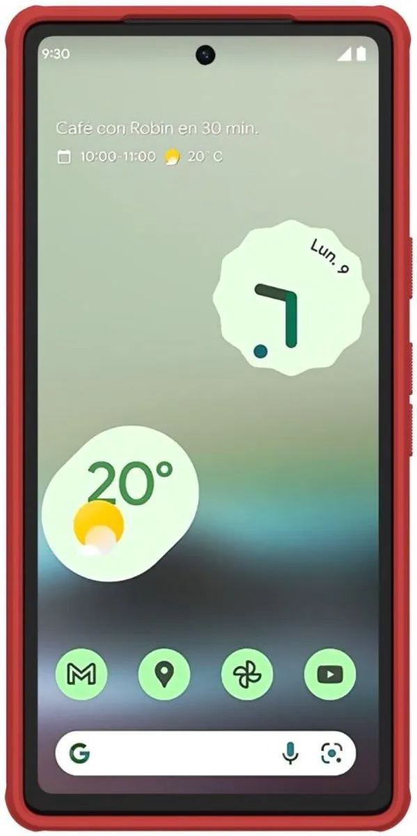 Nillkin Super Frosted Shield Google Pixel 7a Hoesje - Rood