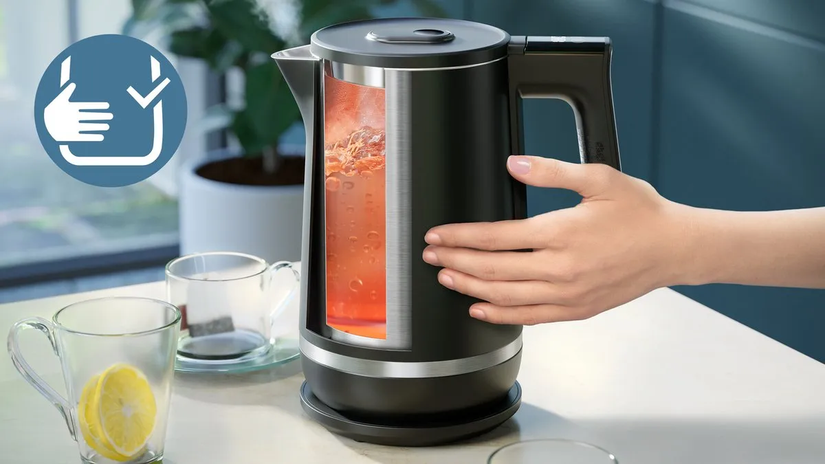 Philips Versuni 7000 Waterkoker HD9396/90 - 2200W - 1.7L - Zwart