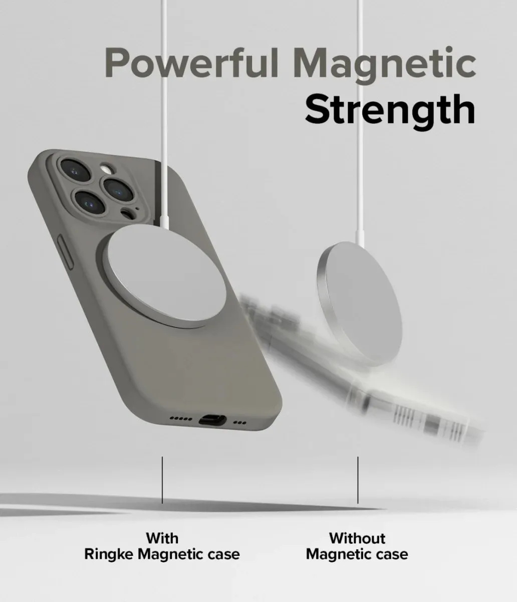 Ringke Siliconen Hoesje iPhone 15 Pro - MagSafe - Blauw