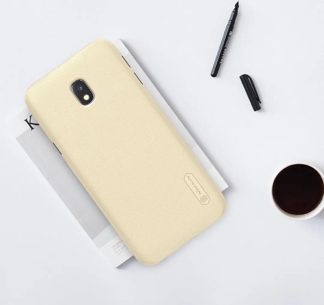 Nillkin Frosted Shield HardCase Samsung Galaxy J3 (2017) - Goud - afbeelding 6 van 6