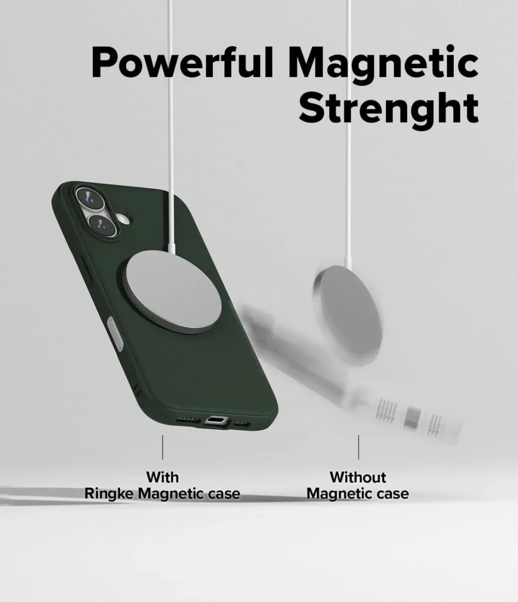 Ringke Onyx Magnetic Hoesje iPhone 16 Plus - Groen - afbeelding 6 van 6