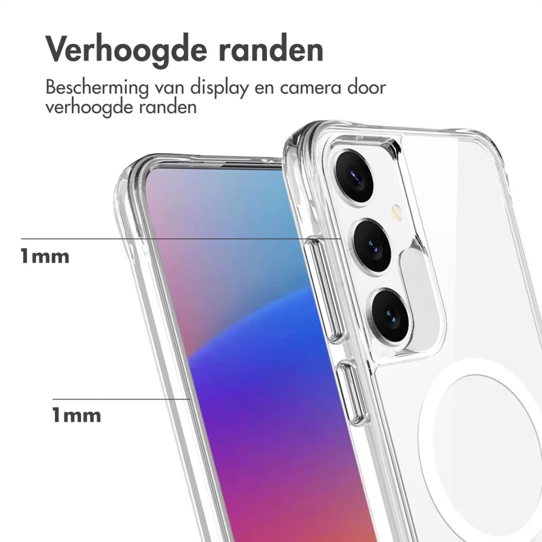 Imoshion Hoesje Samsung Galaxy S25 Plus - Magnetisch - Transparant
