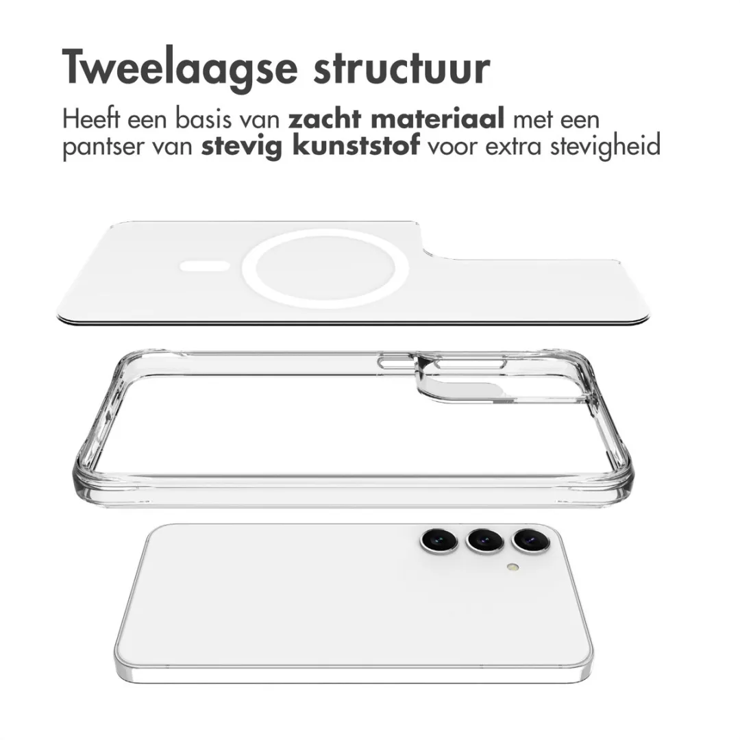Imoshion Hoesje Samsung Galaxy S25 Plus - Magnetisch - Transparant