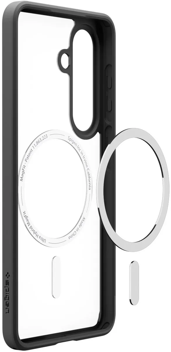 Spigen Ultra Hybrid Backcover S26 - Matte Black - 8800283318678 - afbeelding 6 van 6