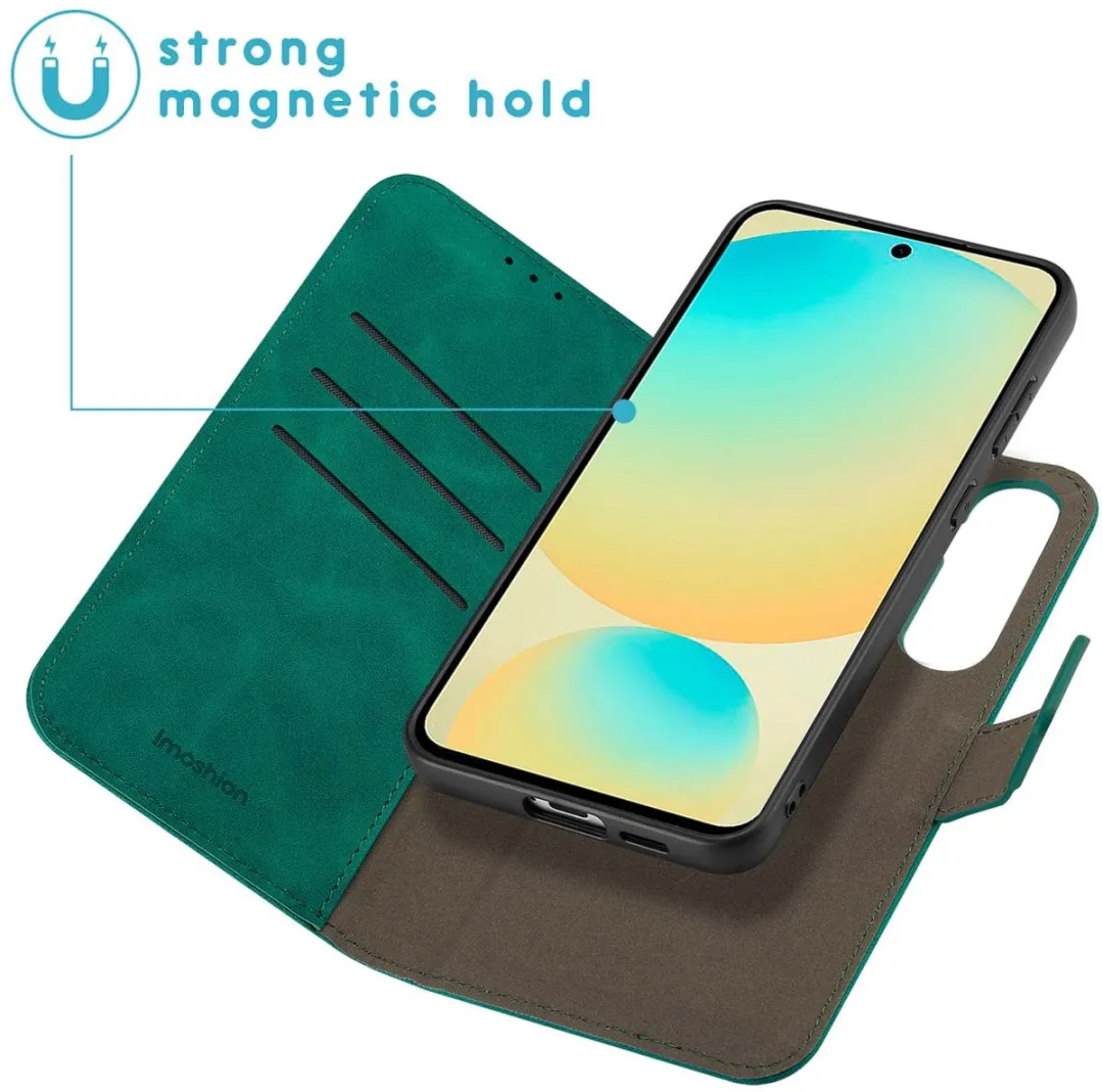 Imoshion Bookcase Hoesje Samsung Galaxy S24 FE - Donkergroen
