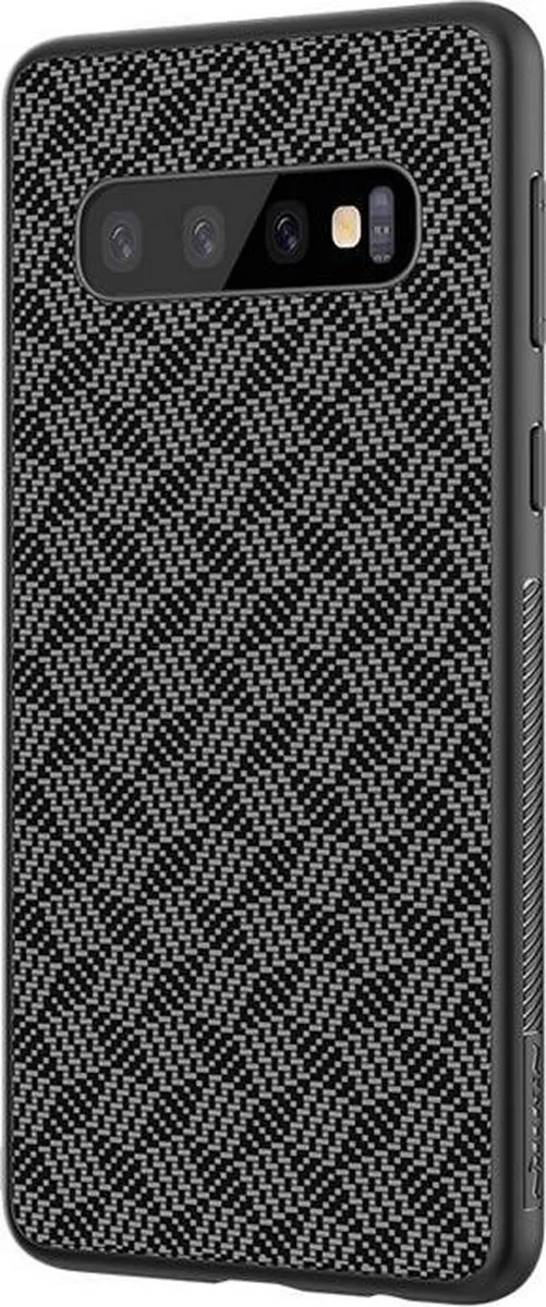 Nillkin HardCase Synthetic Fiber Samsung Galaxy S10 - Zwart - afbeelding 5 van 6