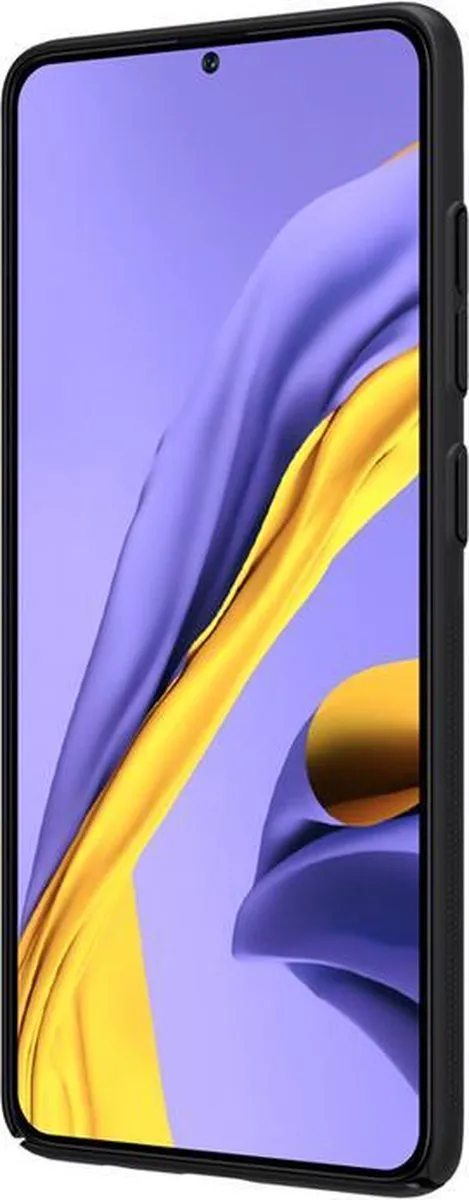 Nillkin Frosted Shield Back Case Zwart - Samsung Galaxy A51 - afbeelding 3 van 6