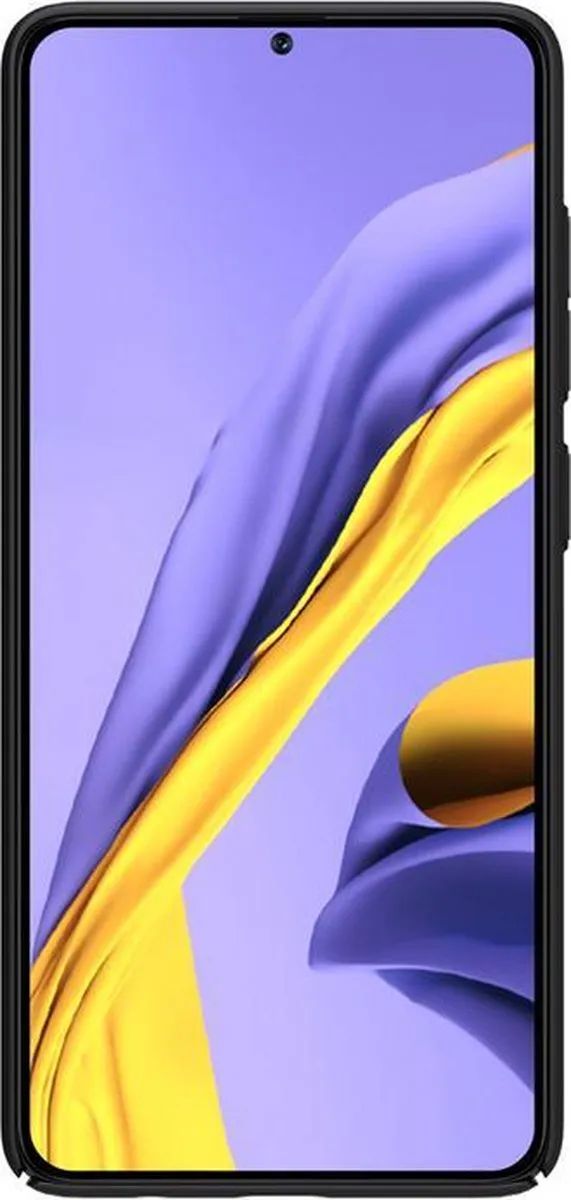 Nillkin Frosted Shield Back Case Zwart - Samsung Galaxy A51 - afbeelding 2 van 6