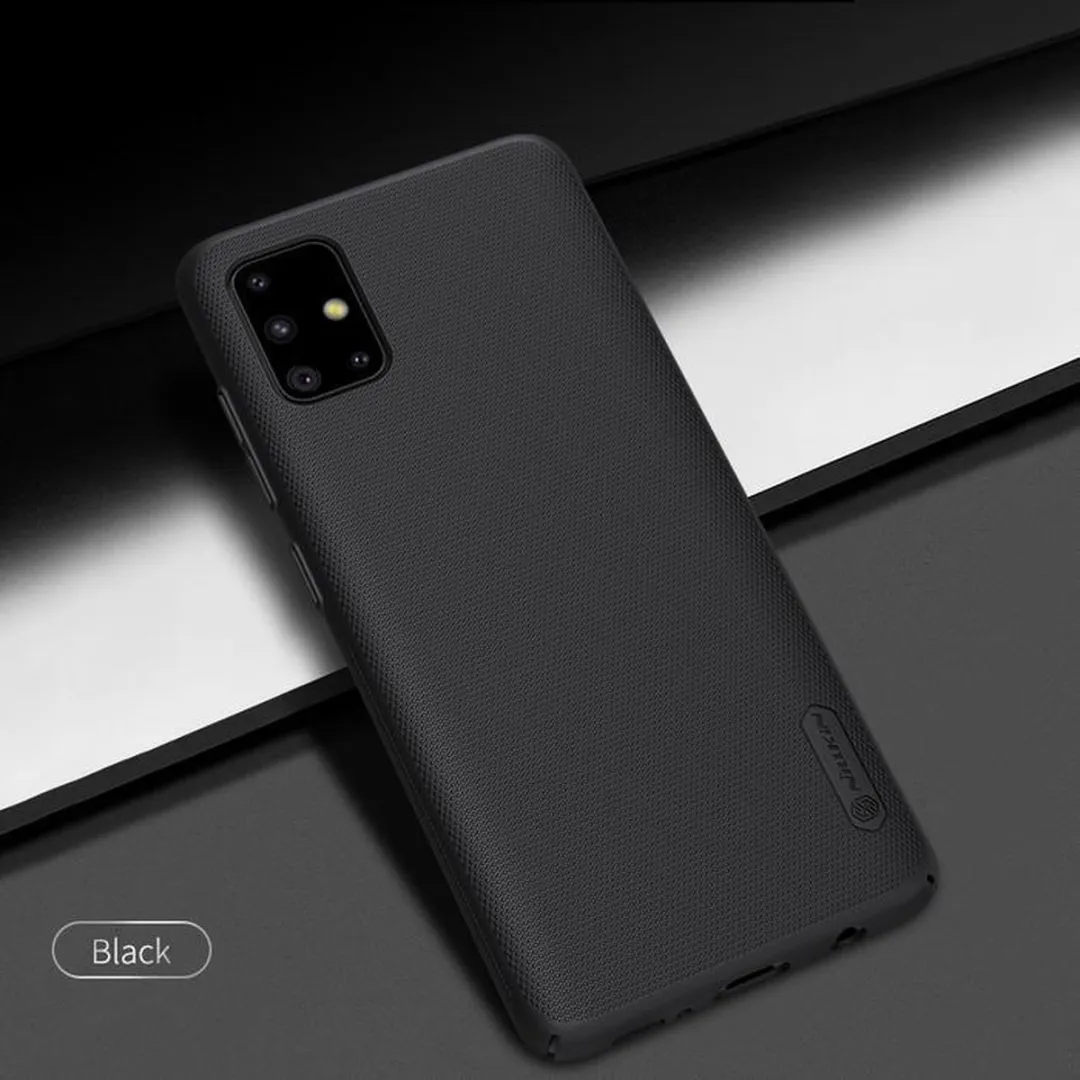 Nillkin Frosted Shield Back Case Zwart - Samsung Galaxy A51 - afbeelding 6 van 6