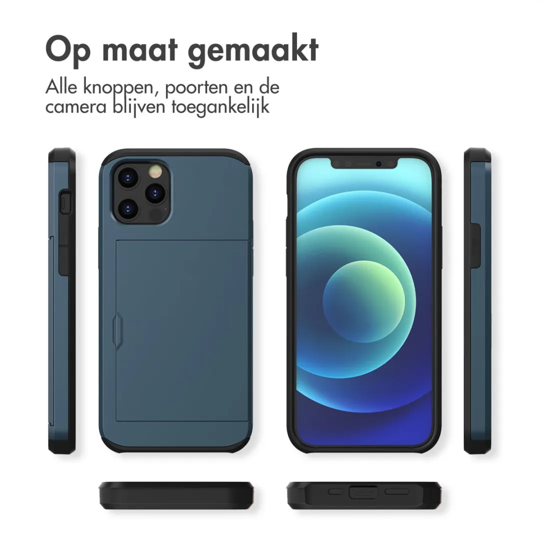 Imoshion Hoesje iPhone 12 Pro Donkerblauw - 2 Pasjes - afbeelding 6 van 6
