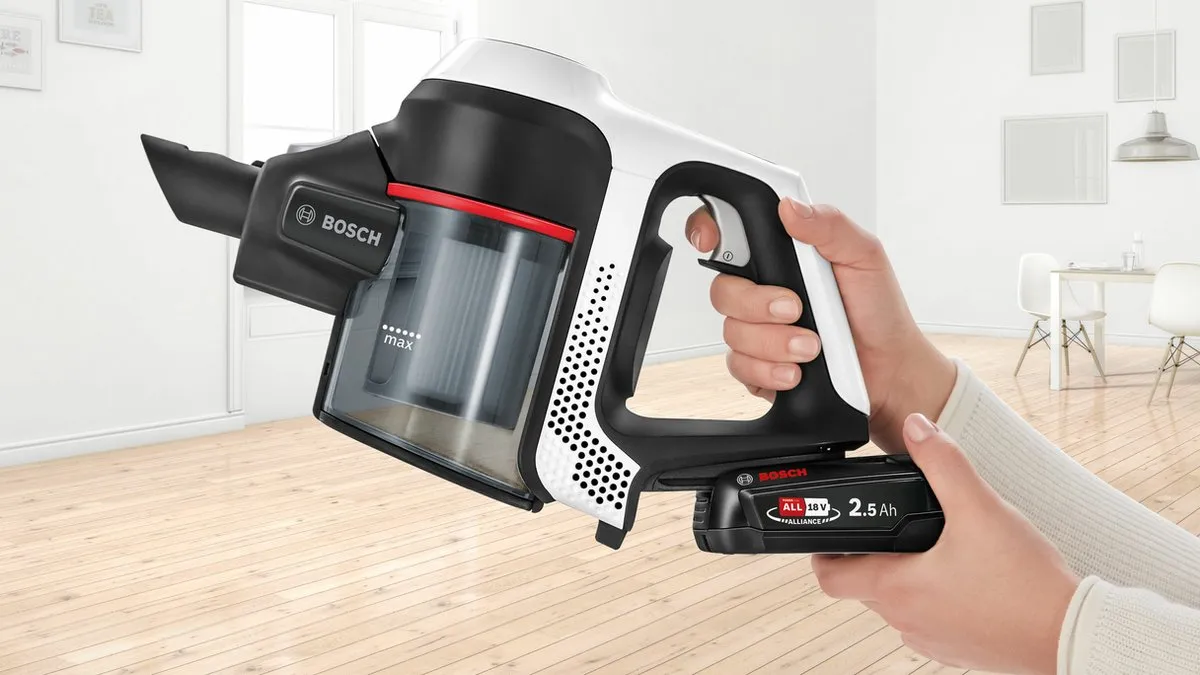 Bosch Unlimited BCS611AM Steelstofzuiger - Wit