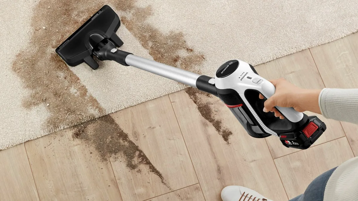 Bosch Unlimited BCS611AM Steelstofzuiger - Wit