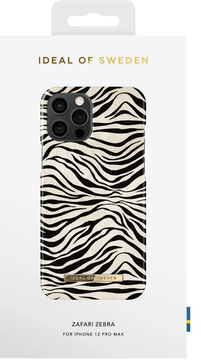 iDeal of Sweden Fashion Case iPhone 12 Pro Max - IDFCAW19-I2067-153 - Zebra