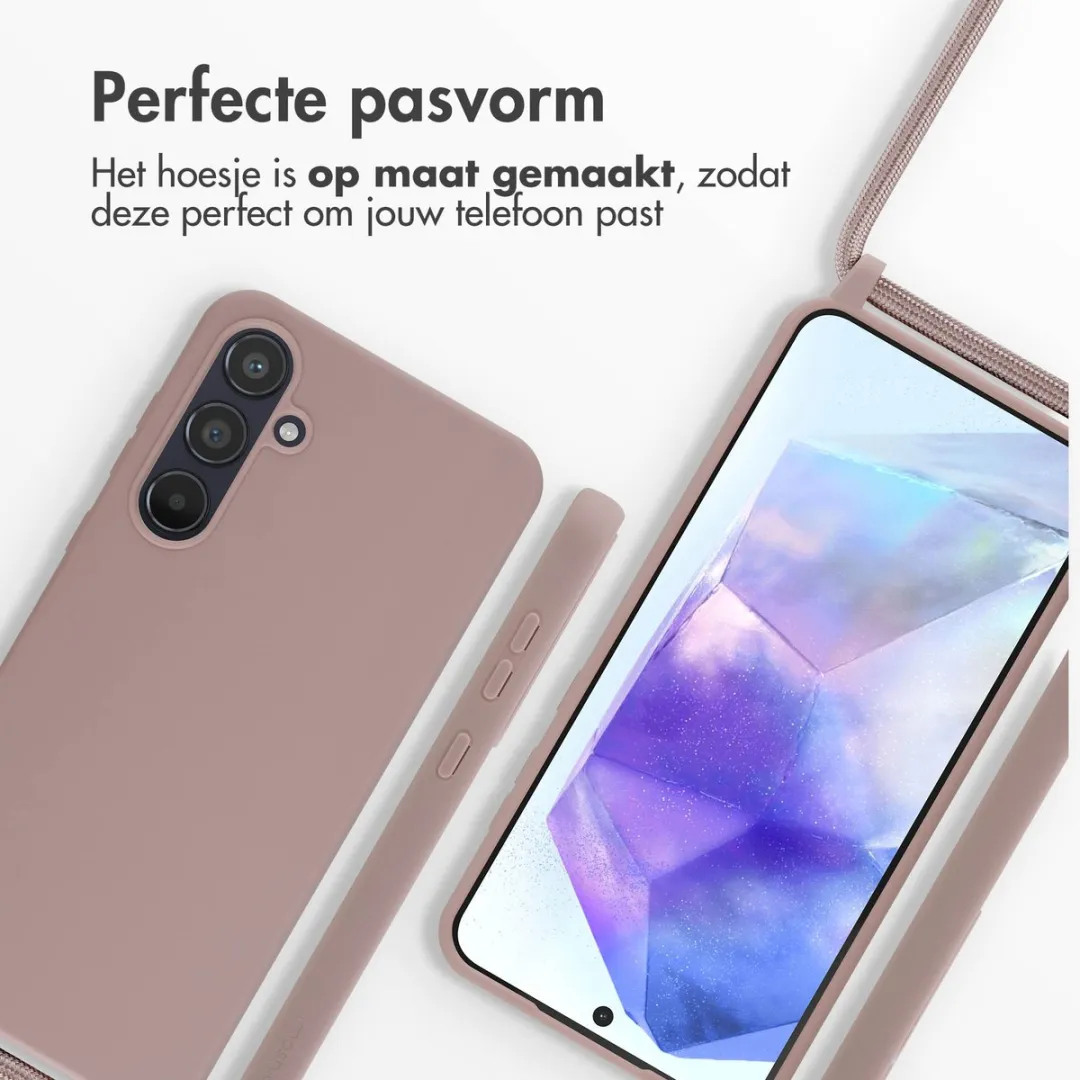 Imoshion Hoesje Samsung Galaxy A55 - Siliconen - Sand Pink