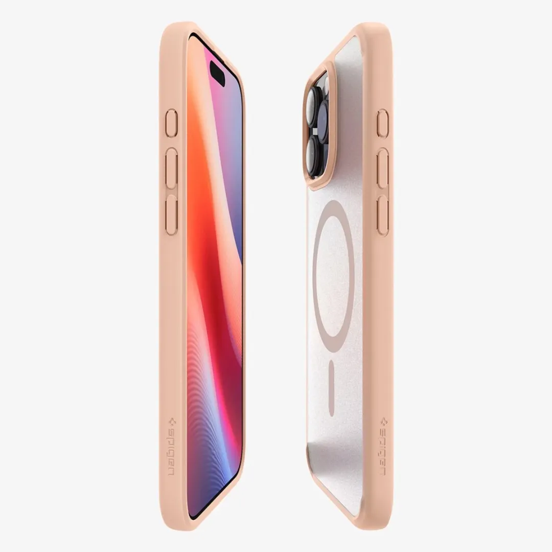 Spigen Ultra Hybrid MagFit ACS08690 Hoesje - iPhone 16 Pro Max Roze