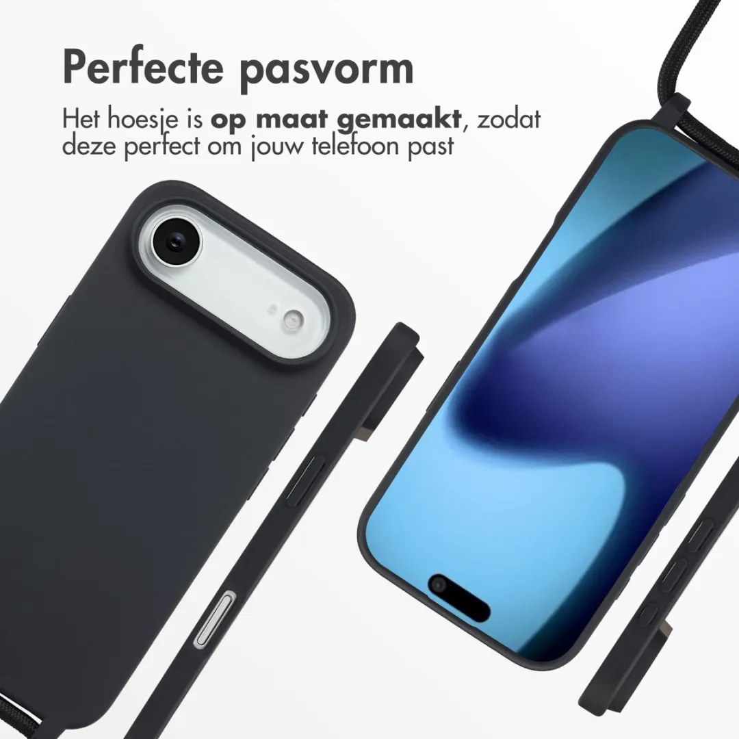 Imoshion iPhone 17 Air Siliconen Hoesje - Zwart