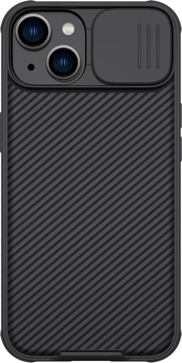 Nillkin CamShield iPhone 14 Plus Hoesje - Zwart - afbeelding 2 van 6