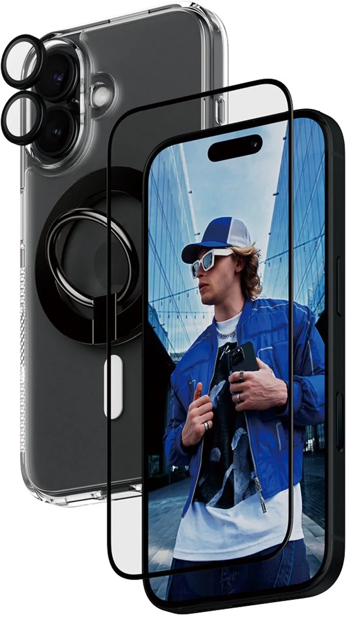 PanzerGlass iPhone 16 4-in-1 Schermbeschermer