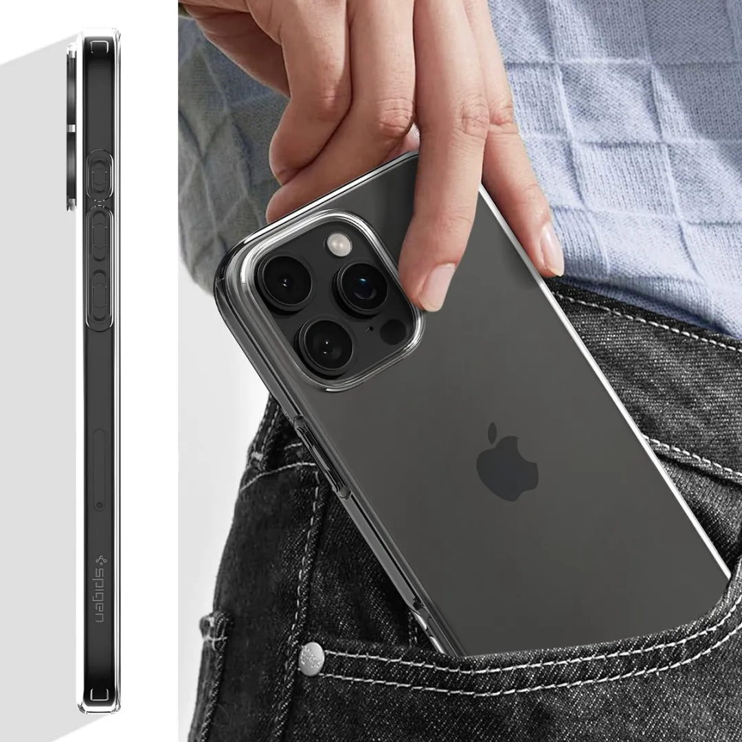 Spigen Liquid Crystal Hoesje ACS08112 - iPhone 16 Pro - Transparant