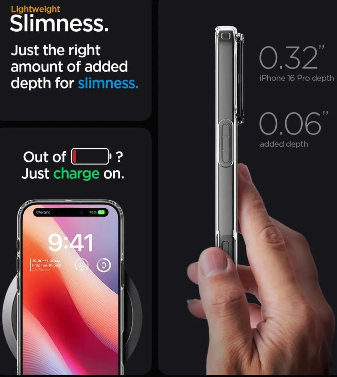 Spigen Liquid Crystal Hoesje ACS08112 - iPhone 16 Pro - Transparant - afbeelding 6 van 6
