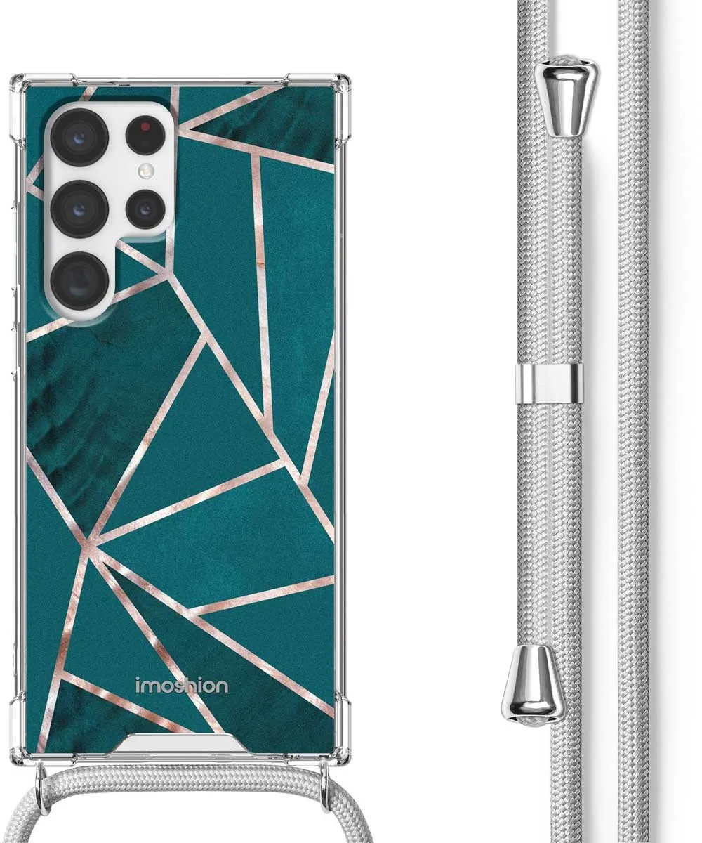 Imoshion Hoesje Samsung Galaxy S22 Ultra Petrol Green Graphic