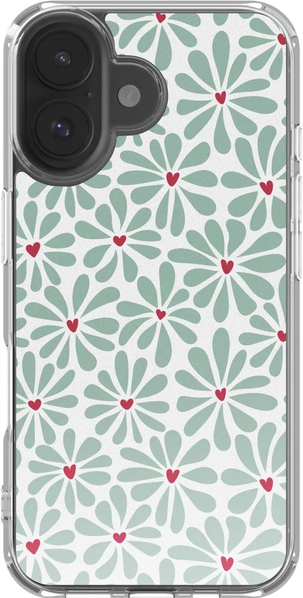 Imoshion iPhone 17 Hoesje Bloom Love Sage Green