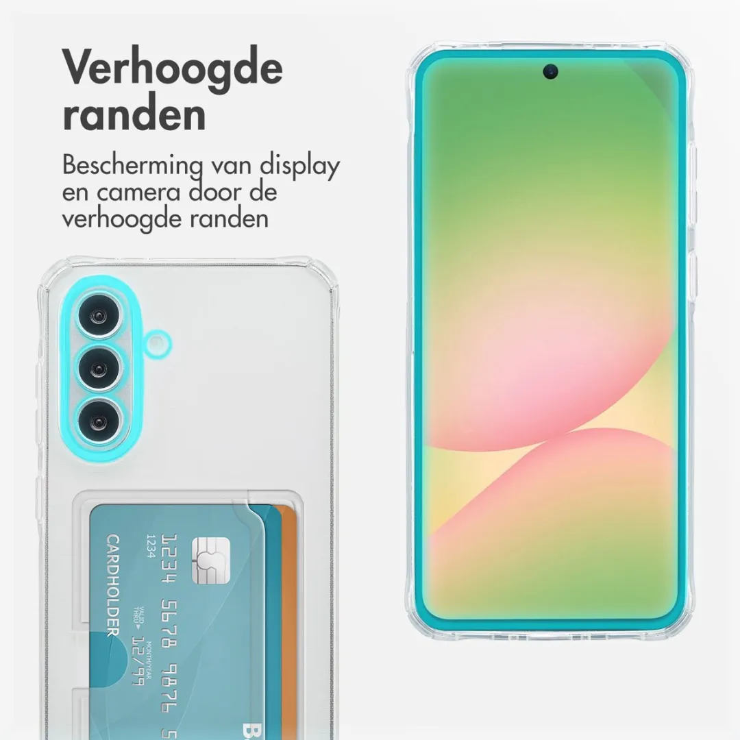 Imoshion Hoesje Samsung Galaxy A36/A56 - 2 Pasjes - Transparant - afbeelding 3 van 4