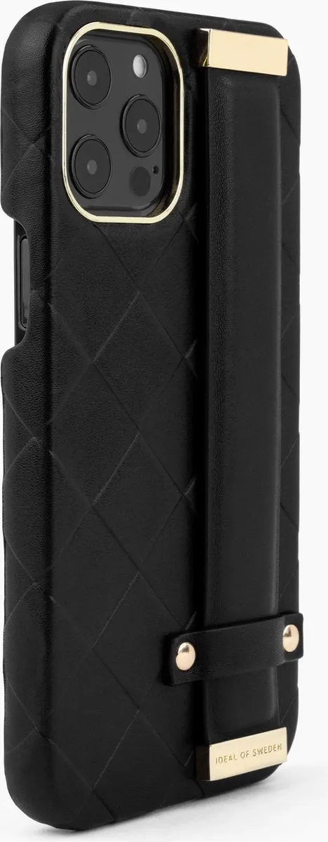 iDeal of Sweden Statement Case Braided iPhone 12 Pro Max - 3 Pasjes - Zwart - afbeelding 2 van 5