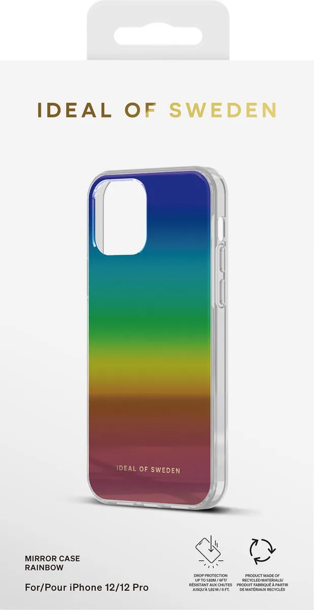 iDeal of Sweden Mirror Case IDMRC-I2061-513 - iPhone 12/Pro - Rainbow