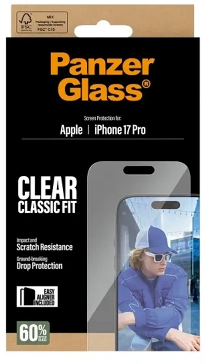 PanzerGlass PG55915 Screenprotector iPhone 17 Pro - Case Friendly