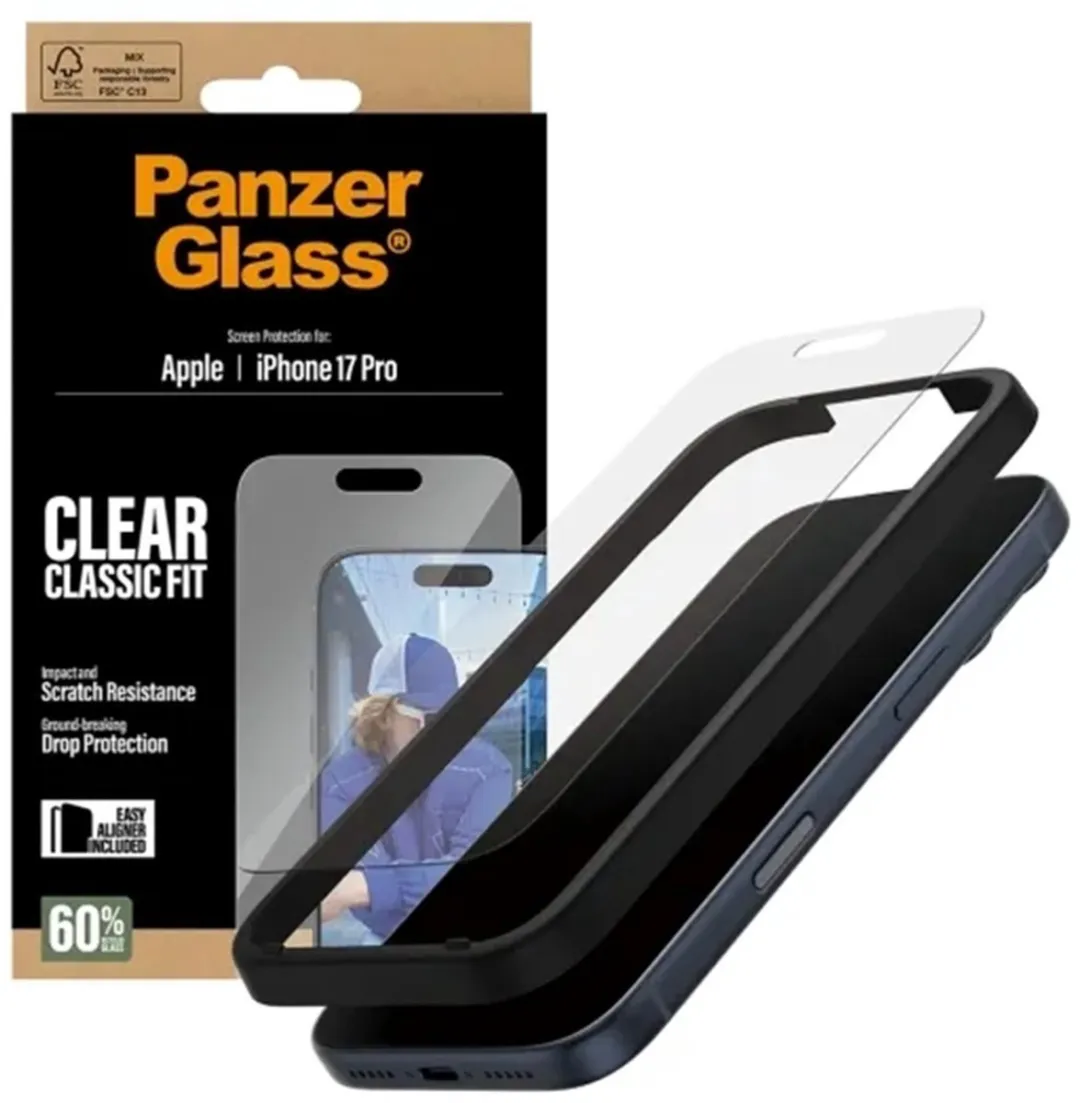 PanzerGlass PG55915 Screenprotector iPhone 17 Pro - Case Friendly