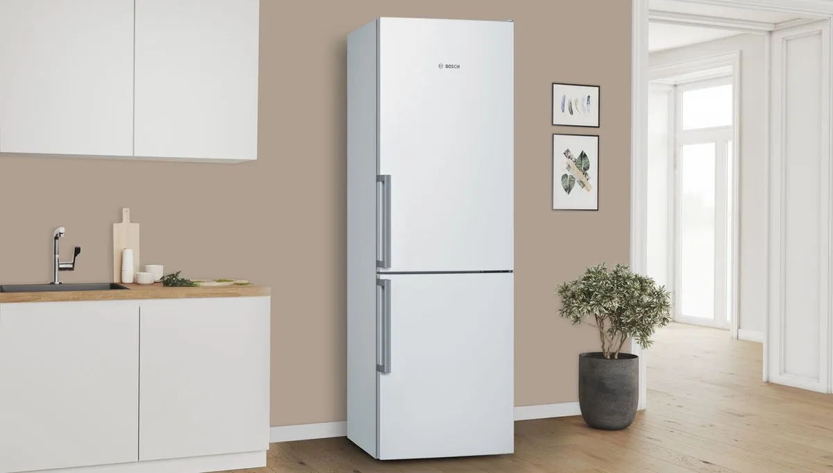 Bosch KGE368WCP Koel-vriescombinatie Serie 6 - Wit - afbeelding 6 van 6