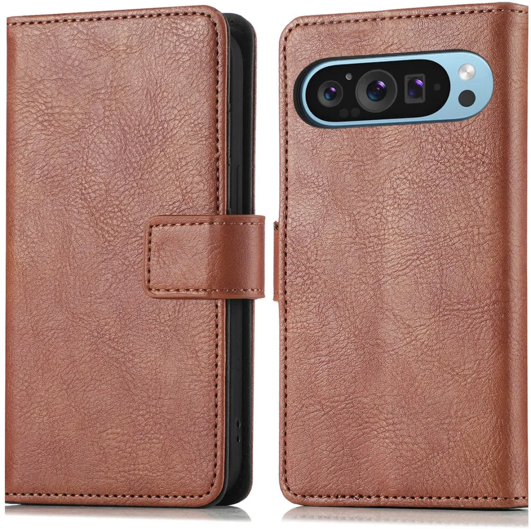Imoshion Hoesje SH00075611 - Google Pixel 9/9 Pro - 3 Pasjes - Bruin