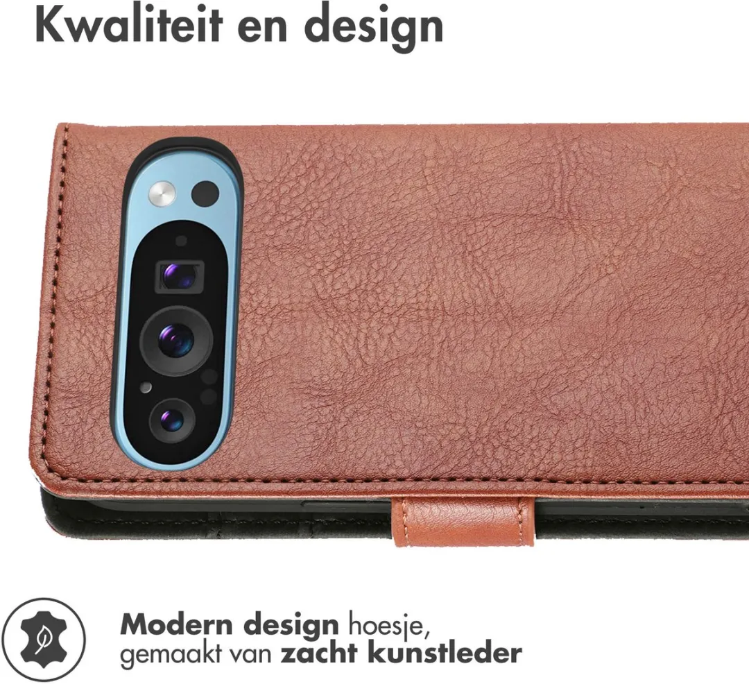Imoshion Hoesje SH00075611 - Google Pixel 9/9 Pro - 3 Pasjes - Bruin