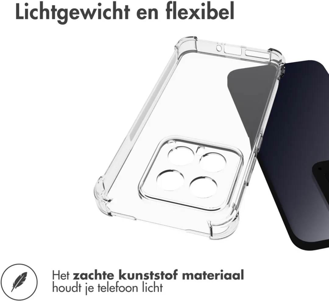 Imoshion Hoesje Xiaomi 14 Transparant - Shockproof