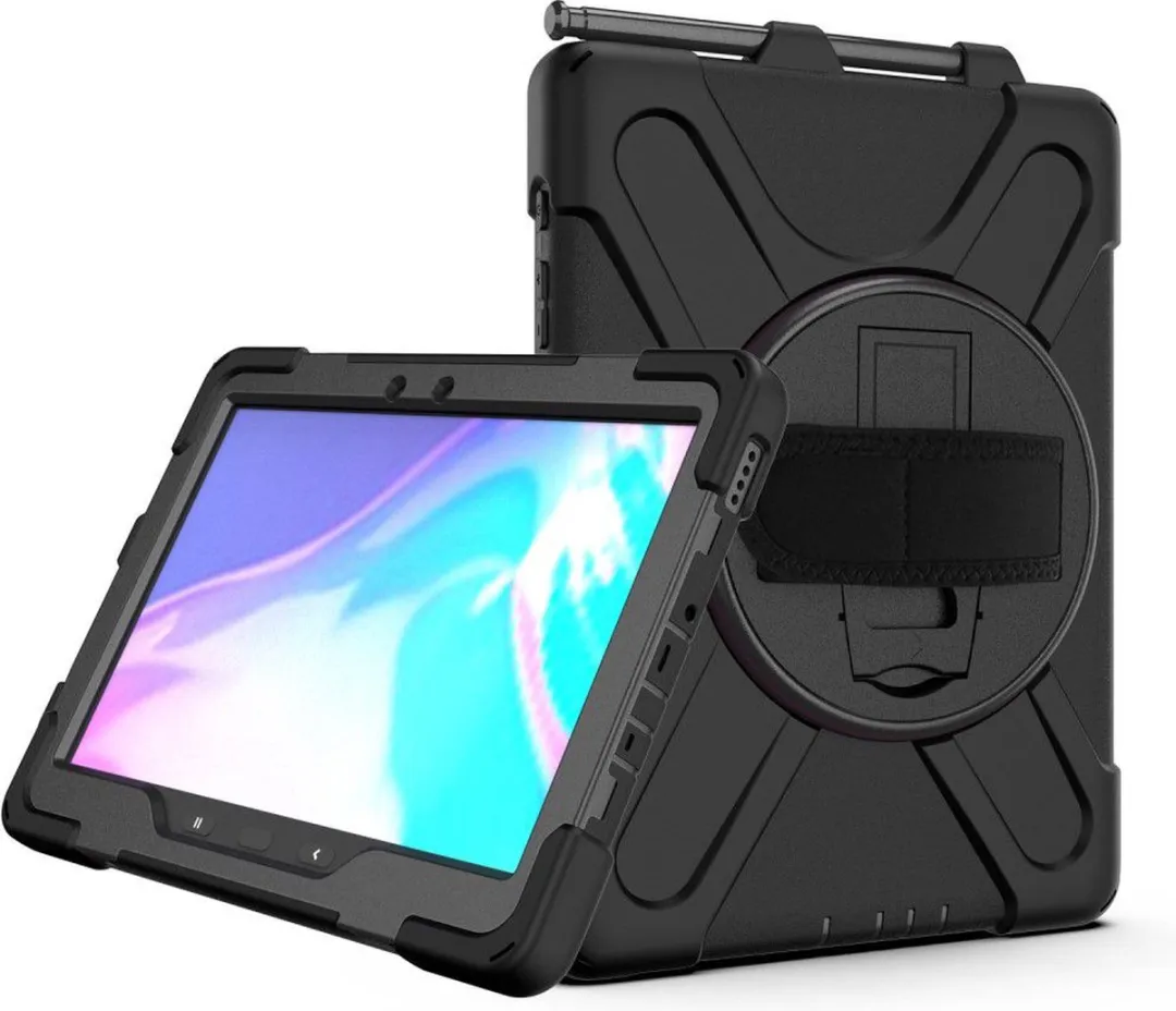 Just in Case Cazy Tablethoes 8044617 - Samsung Galaxy Tab Active4 Pro - Zwart