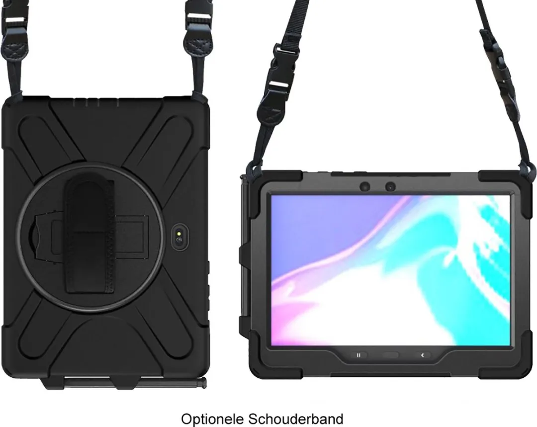 Just in Case Cazy Tablethoes 8044617 - Samsung Galaxy Tab Active4 Pro - Zwart - afbeelding 6 van 6