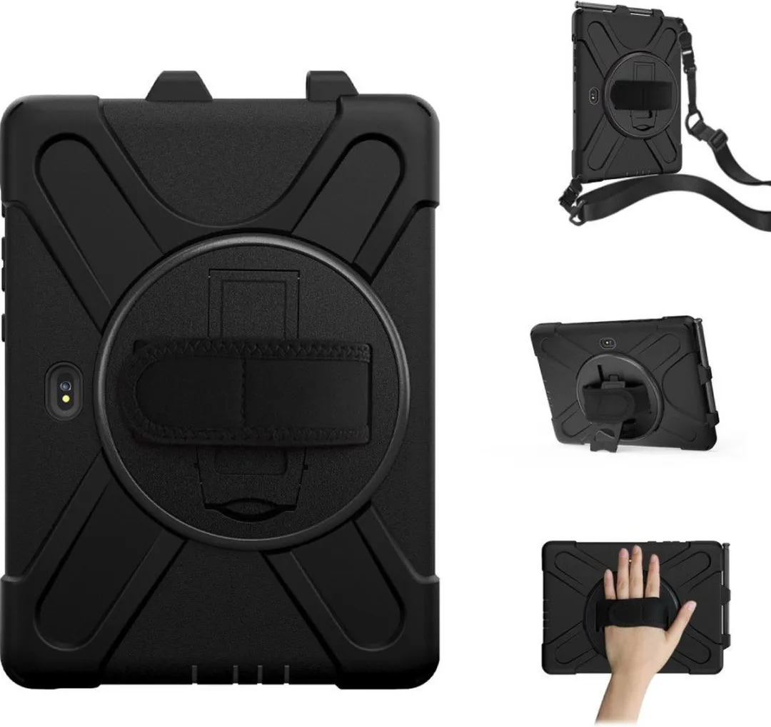 Just in Case Cazy Tablethoes 8044617 - Samsung Galaxy Tab Active4 Pro - Zwart