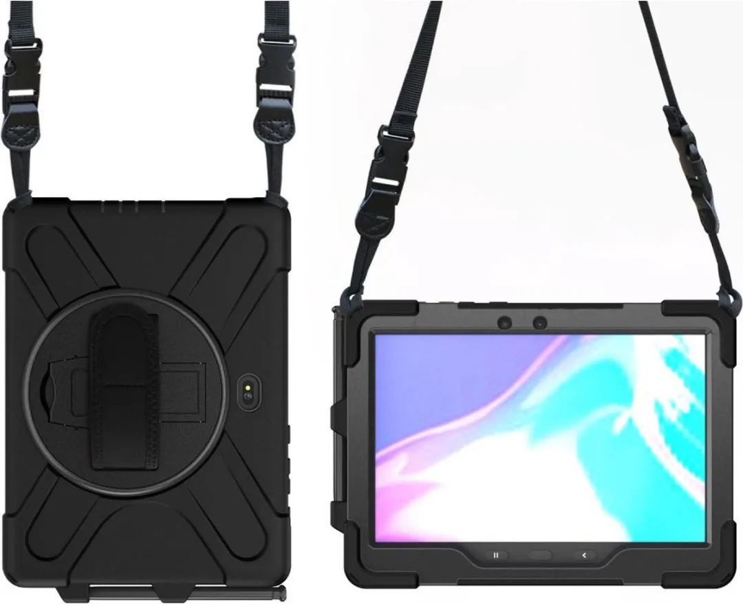 Just in Case Cazy Tablethoes 8044617 - Samsung Galaxy Tab Active4 Pro - Zwart