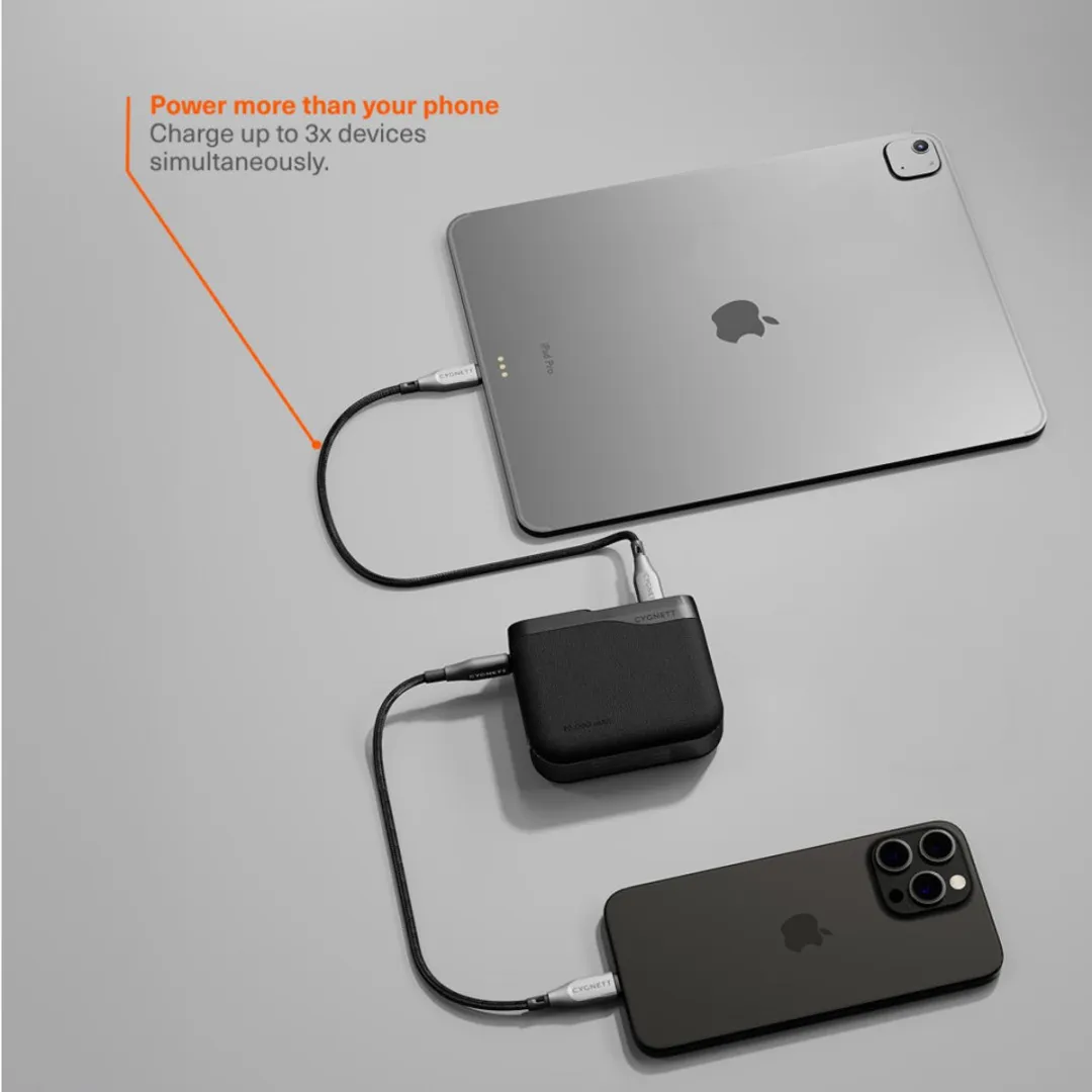 Cygnett Encore 10.000mAh Power Bank 45W - Zwart - afbeelding 6 van 6