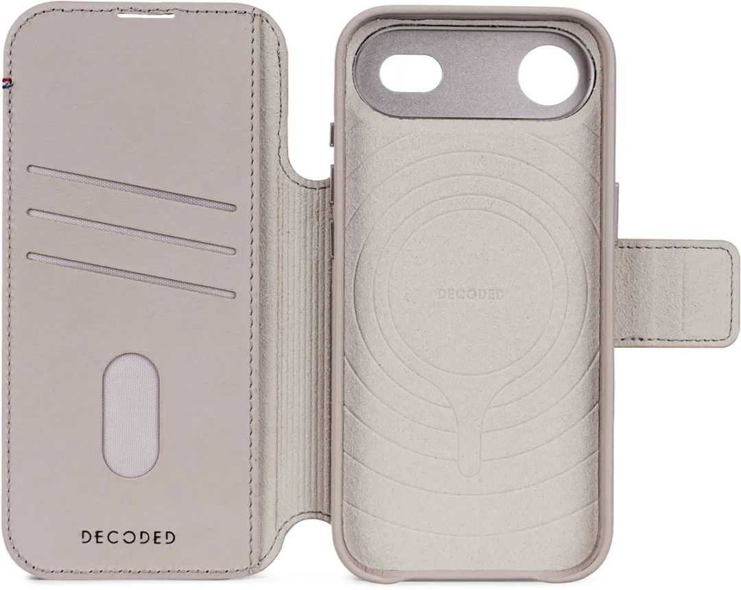 Decoded 2-in-1 Wallet Hoesje DEC2341 - iPhone 17 Air - Beige