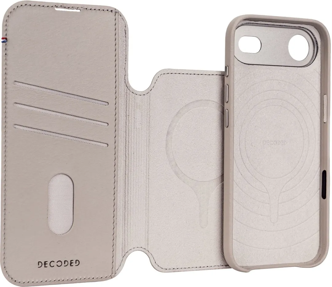 Decoded 2-in-1 Wallet Hoesje DEC2341 - iPhone 17 Air - Beige
