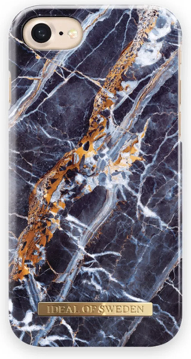 iDeal of Sweden iPhone 8/7 Back Case - Midnight Blue Marble - afbeelding 5 van 5