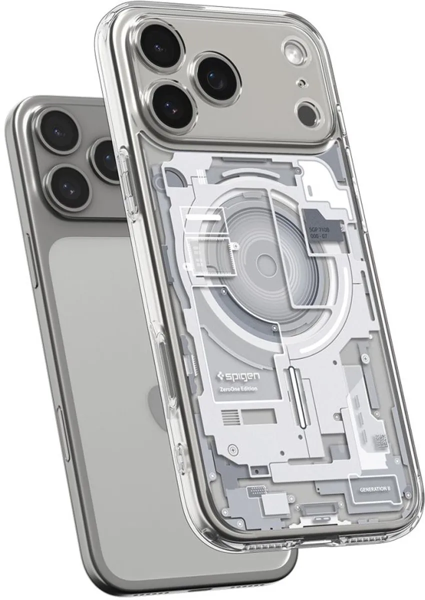 Spigen Ultra Hybrid MagSafe 13978 iPhone 17 Pro Max Hoesje - Transparant